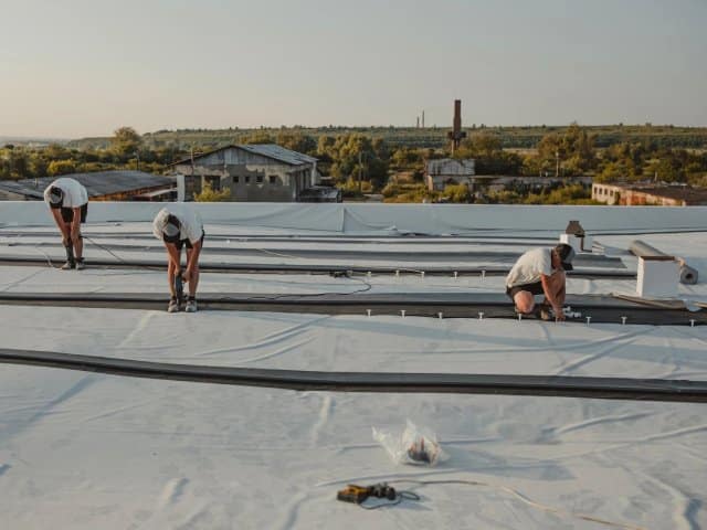 Roofing services by United Roofing & Waterproofing in Fayetteville, AR.