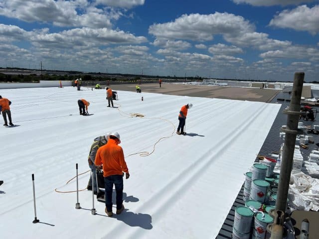 Roofing services by United Roofing & Waterproofing in Fayetteville, AR.