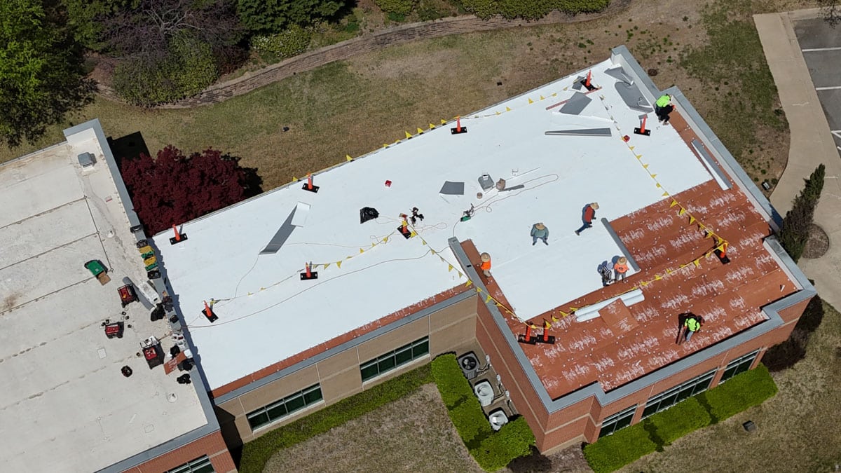 Roofing services by United Roofing & Waterproofing in Fayetteville, AR.